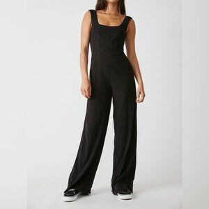 Free People Iris Jumpsuit S Women Casual Sleeveless Stretchy One Piece NEW 39310